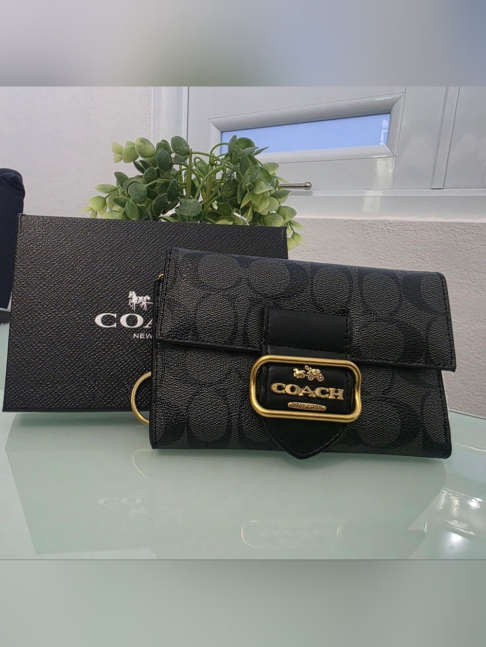 Coach Black Wallet